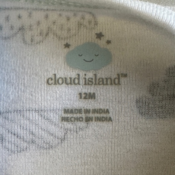 Cloud Island Gray and White Baby Bodysuits Set - Picture 3 of 3